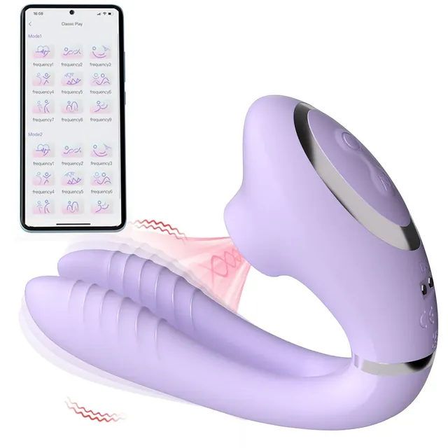 Smart Suction Vibrator UAE – Phone-Controlled Air Pulse — photo 3