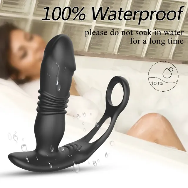 Retractable Anal Vibrator UAE – Dual Motor Silicone Device — photo 9