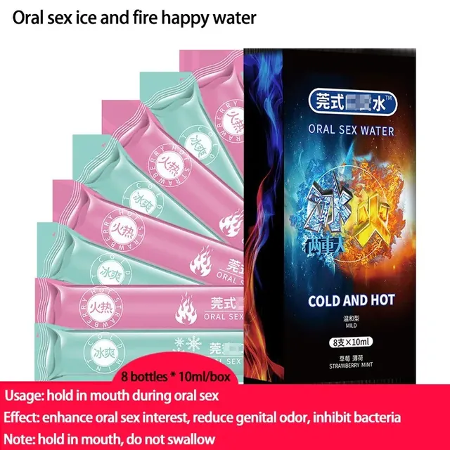 Flavored Intimate Gel UAE – Cooling & Warming 8 Pack — photo 2