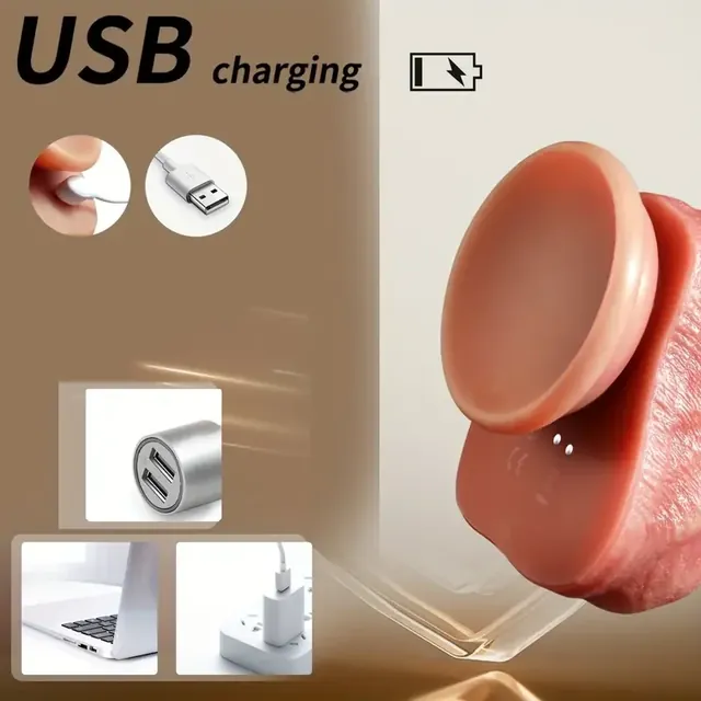 Heating Vibrating Dildo UAE – Telescopic Motion & Remote — photo 8