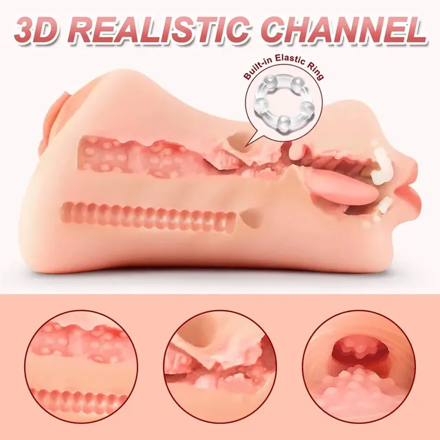Heavy Triple Masturbator 850g UAE – Multi Channel Grip Device — photo 3