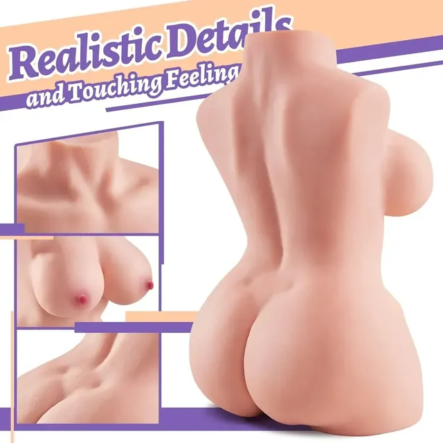 Premium Heavy Torso Masturbator 5100g UAE – Full Size Soft Body — photo 2