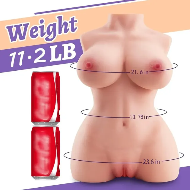 Premium Heavy Torso Masturbator 5100g UAE – Full Size Soft Body — photo 3