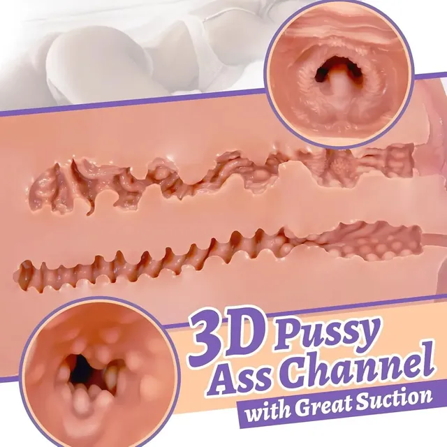 Premium Heavy Torso Masturbator 5100g UAE – Full Size Soft Body — photo 4
