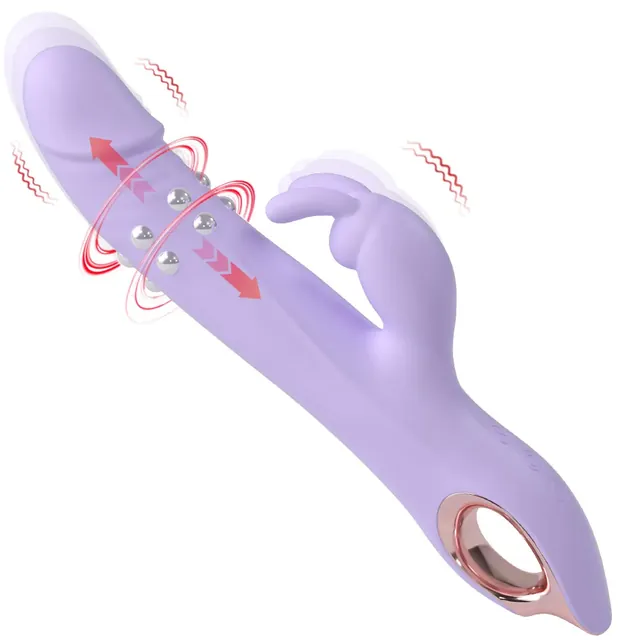 Rabbit Vibrator UAE – Rotating Beads & Thrusting Shaft — photo 3