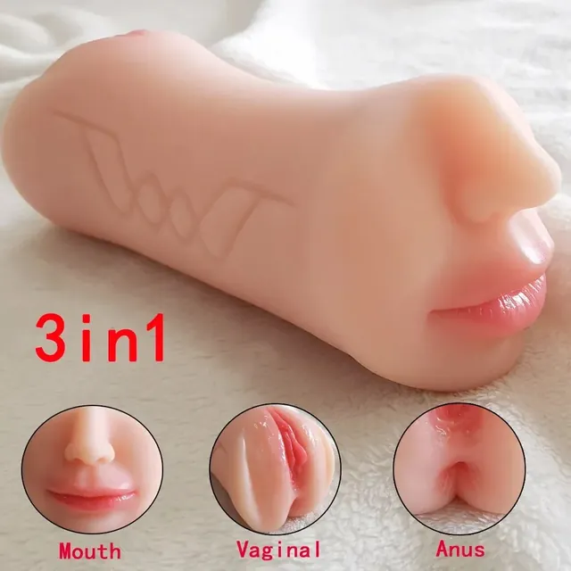 Triple Channel Masturbator 580g UAE – Multi Texture Soft Sleeve