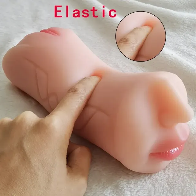 Triple Channel Masturbator 580g UAE – Multi Texture Soft Sleeve — photo 3